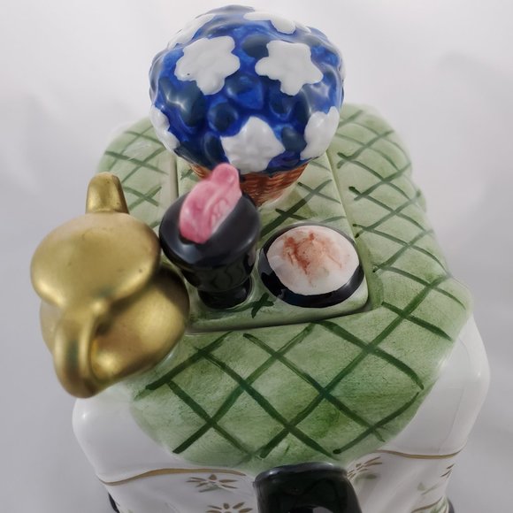 Houston Harvest Gift Products Table Design Teapot - Picture 4 of 8